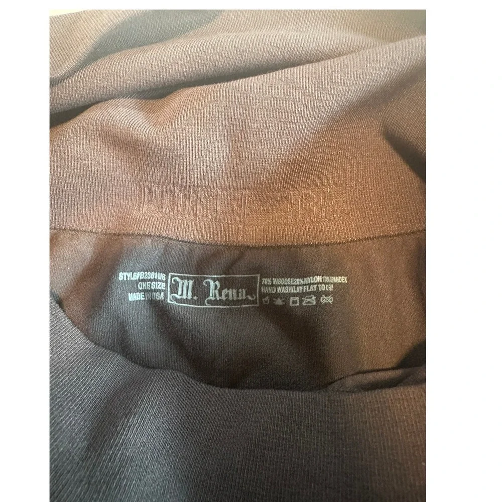 Set of M. Rena High Waisted Seamless Leggings NWT & Capris Dk. Gray Med. - Picture 5 of 13